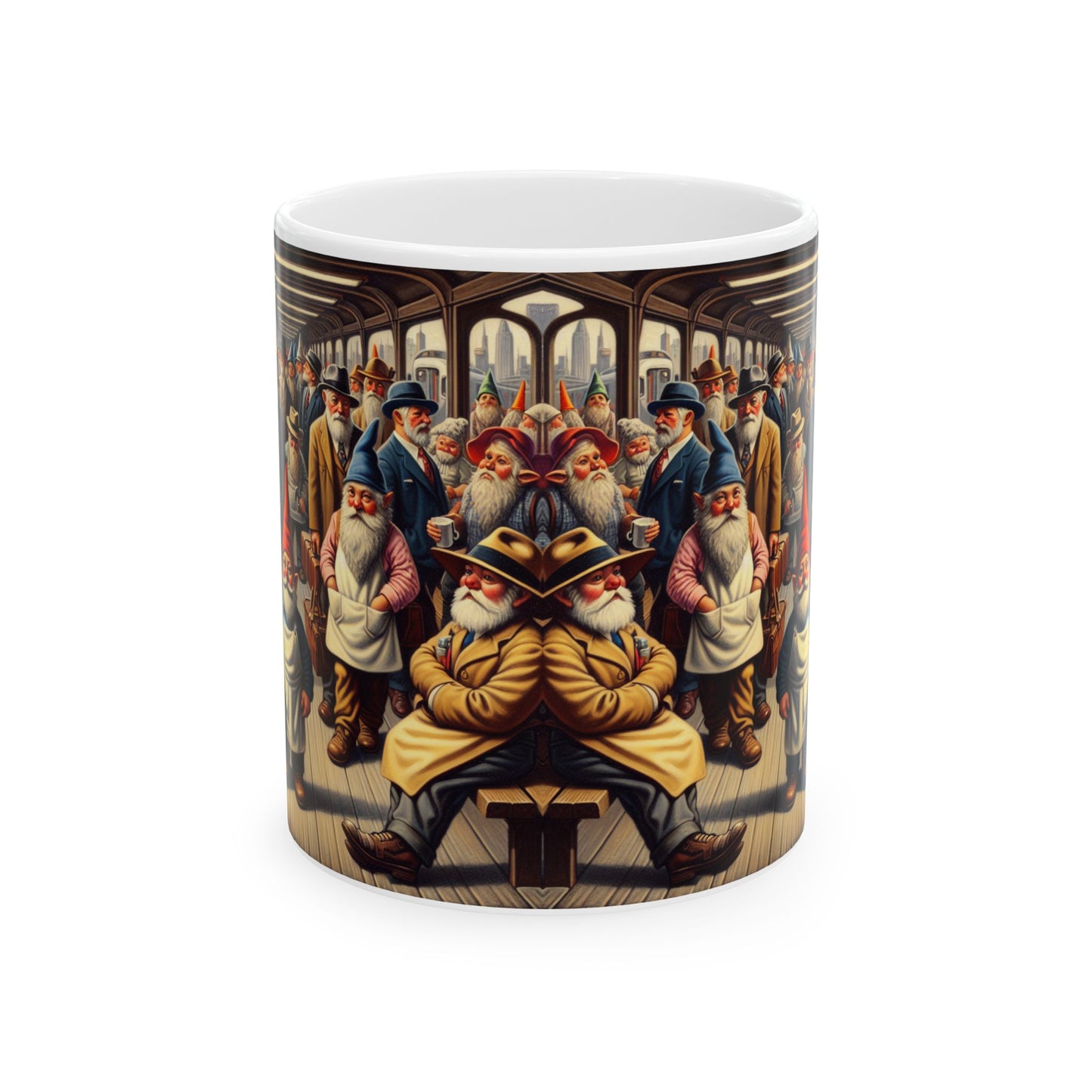 The Gnome-mute Home Ceramic Mug