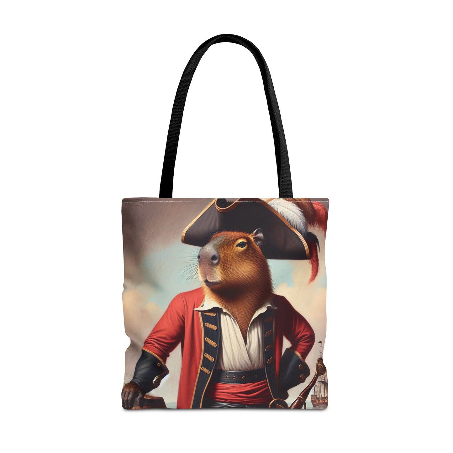 Captain Capybara Tote Bag