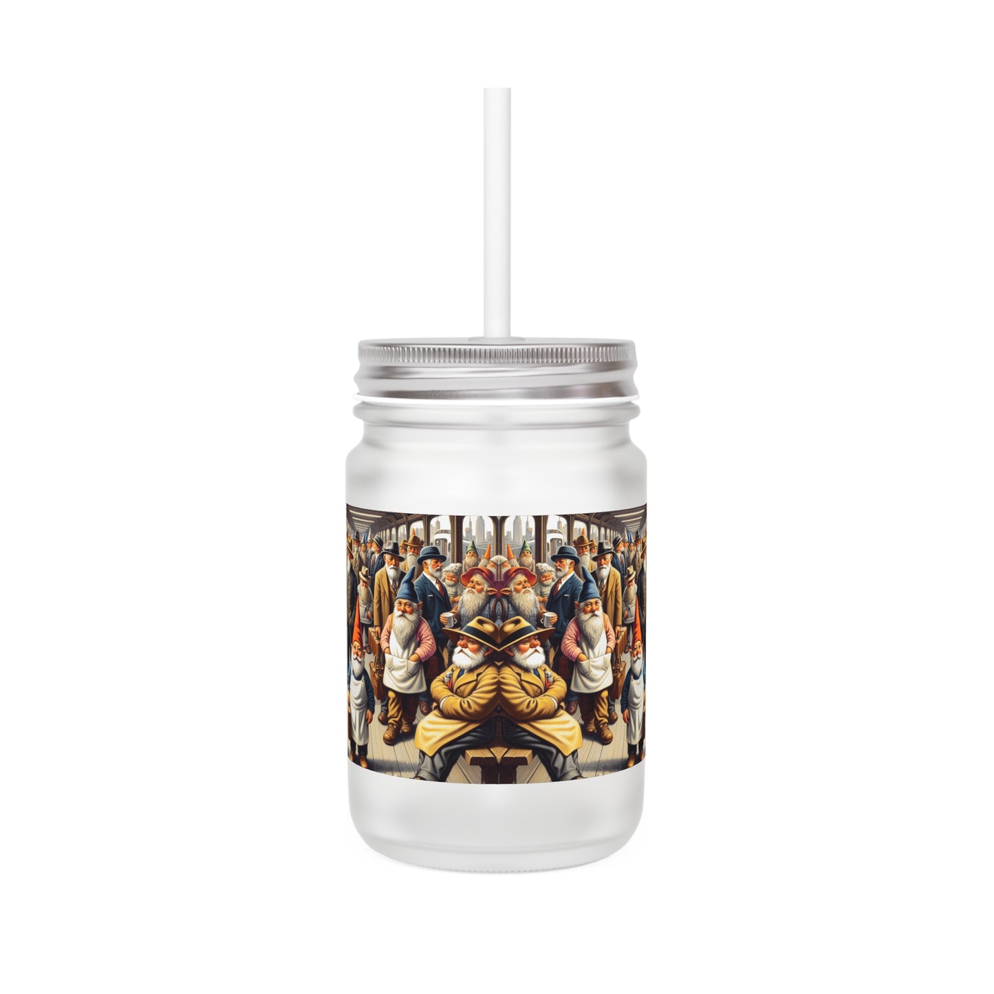The Gnome-mute Home Mason Jar Tumbler