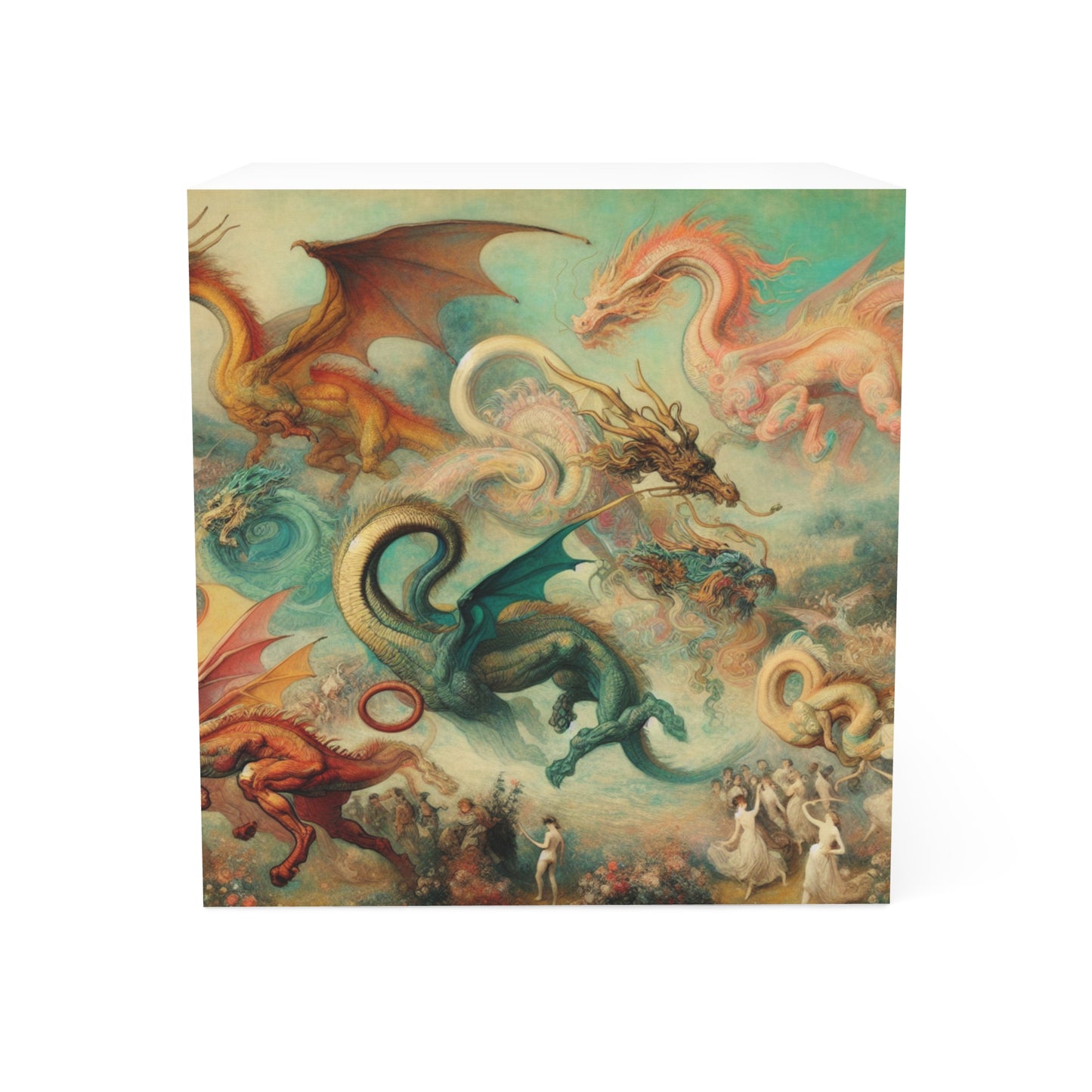 Degas Dreams of Dragons Post It Note Cube