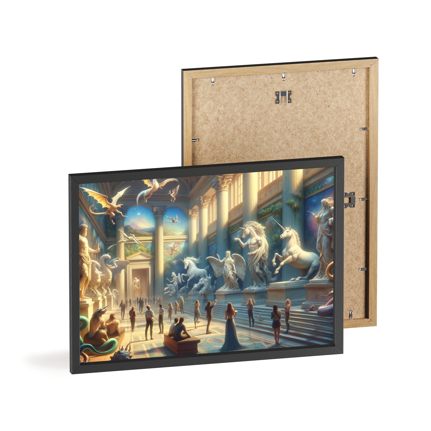 Framed Atlantis Atrium Poster