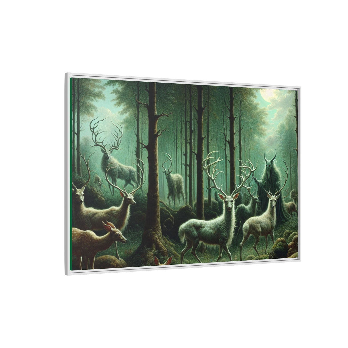 Wendigo Shepherd Canvas, Framed (Multi-color)