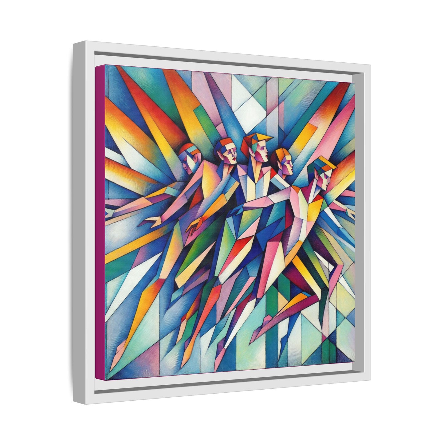 Picasso's Pixies Canvas, Framed (Multi-color)