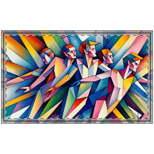 Picasso's Pixies Polyester Doormat