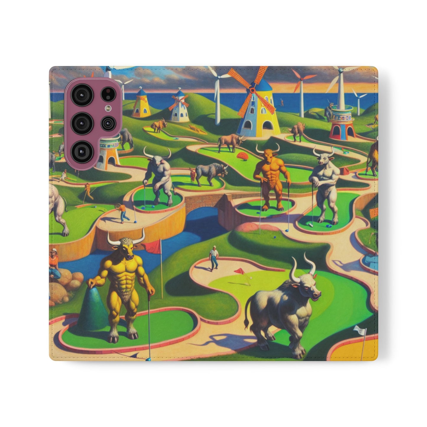 Mini-taur Golf Flip Case - iPhone/Galaxy
