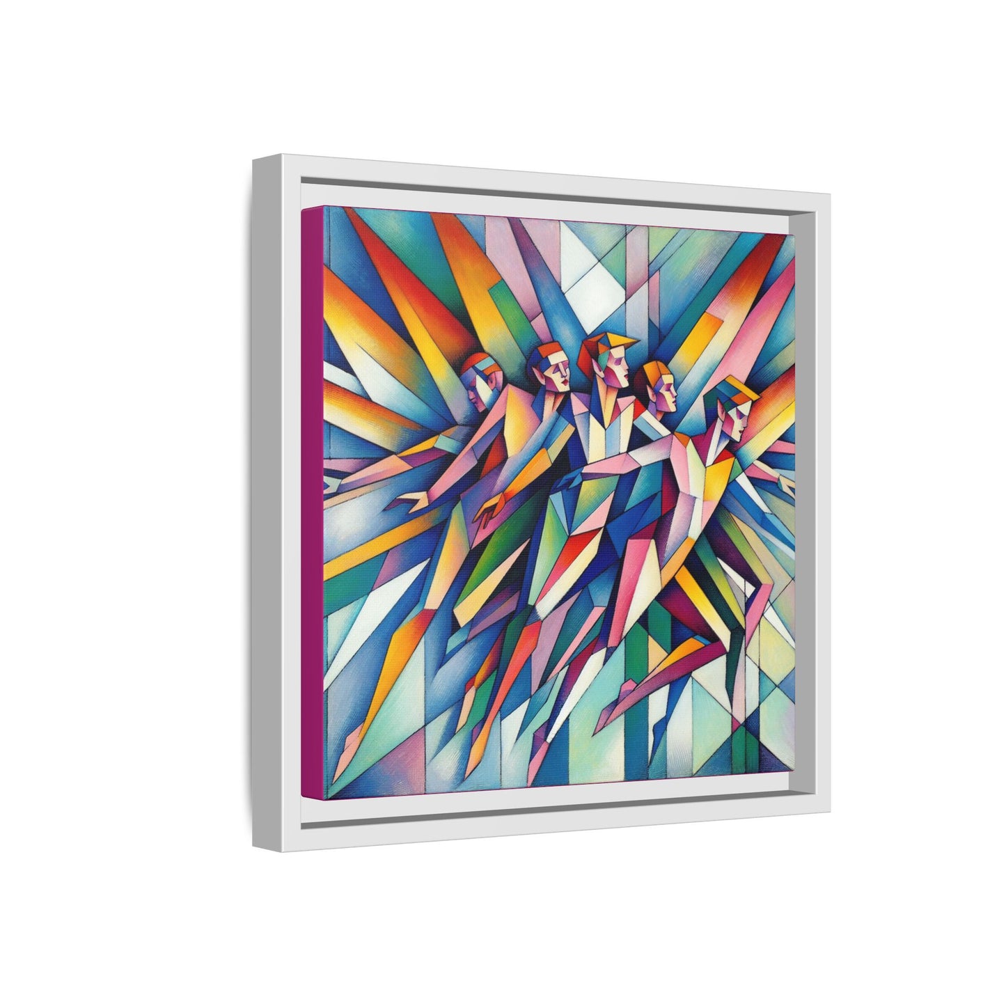 Picasso's Pixies Canvas, Framed (Multi-color)