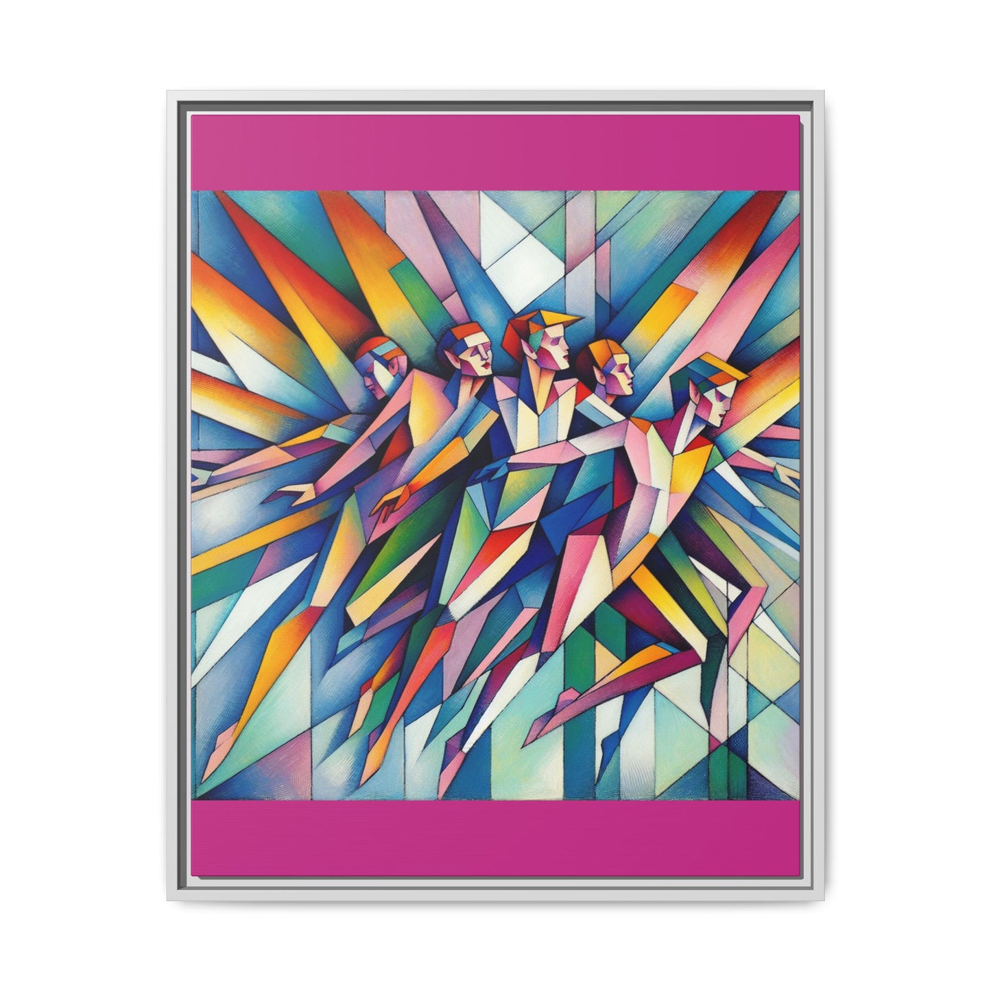 Picasso's Pixies Canvas, Framed (Multi-color)