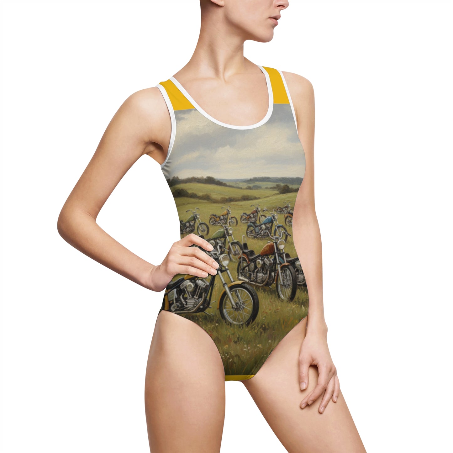 Wild Motorcycles Women's One-Piece Swimsuit