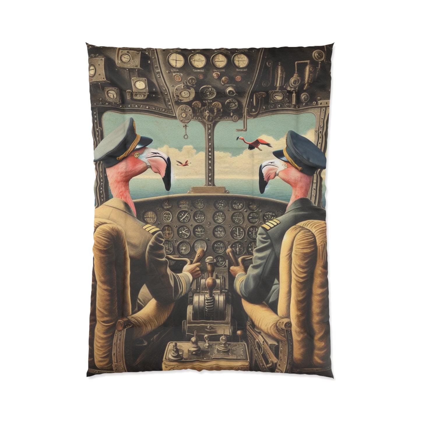 Flamingo Flight Deck Comforter