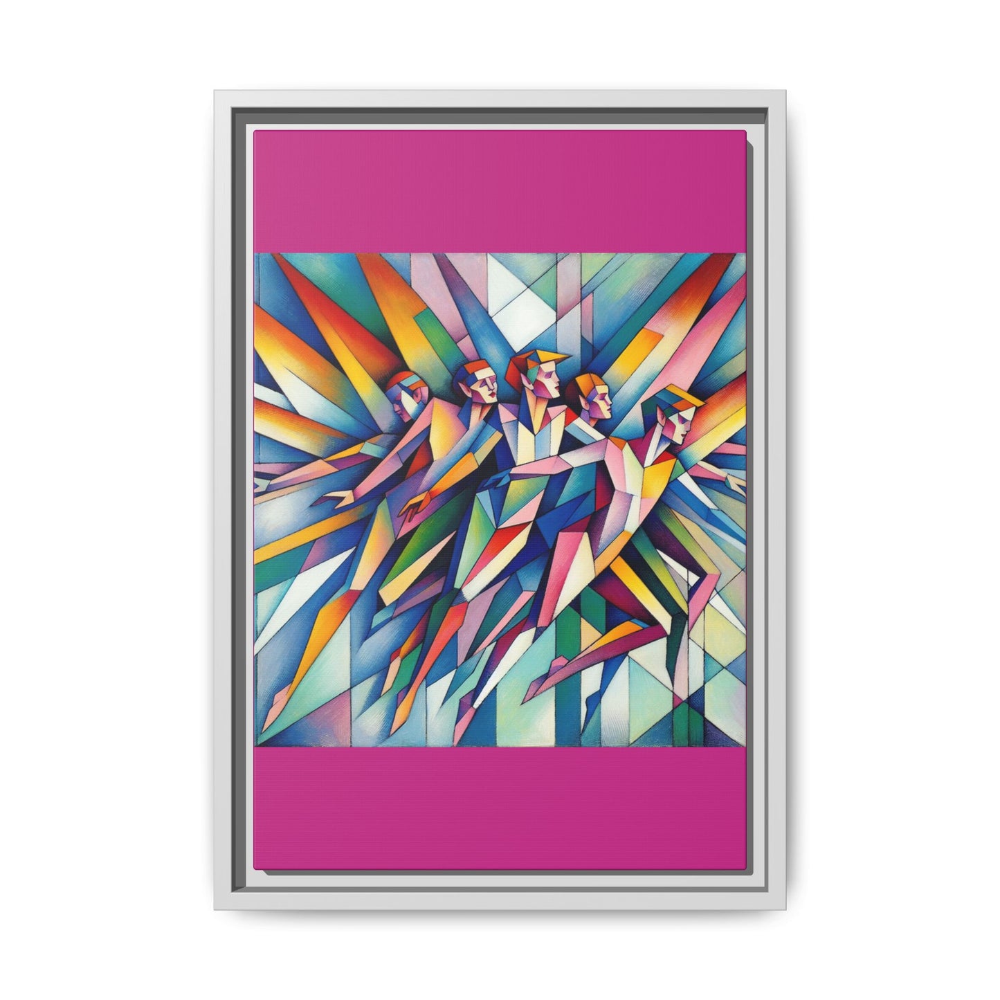 Picasso's Pixies Canvas, Framed (Multi-color)