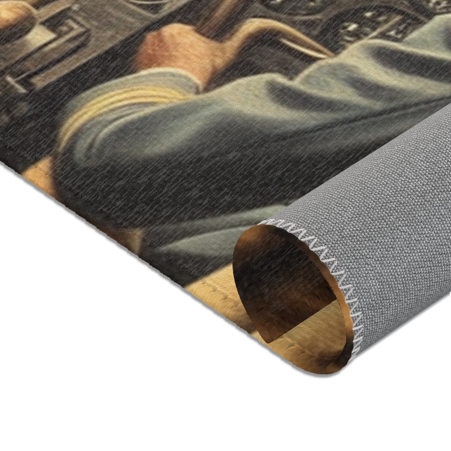 Flamingo Flight Deck Area Rug - HORIZONTAL