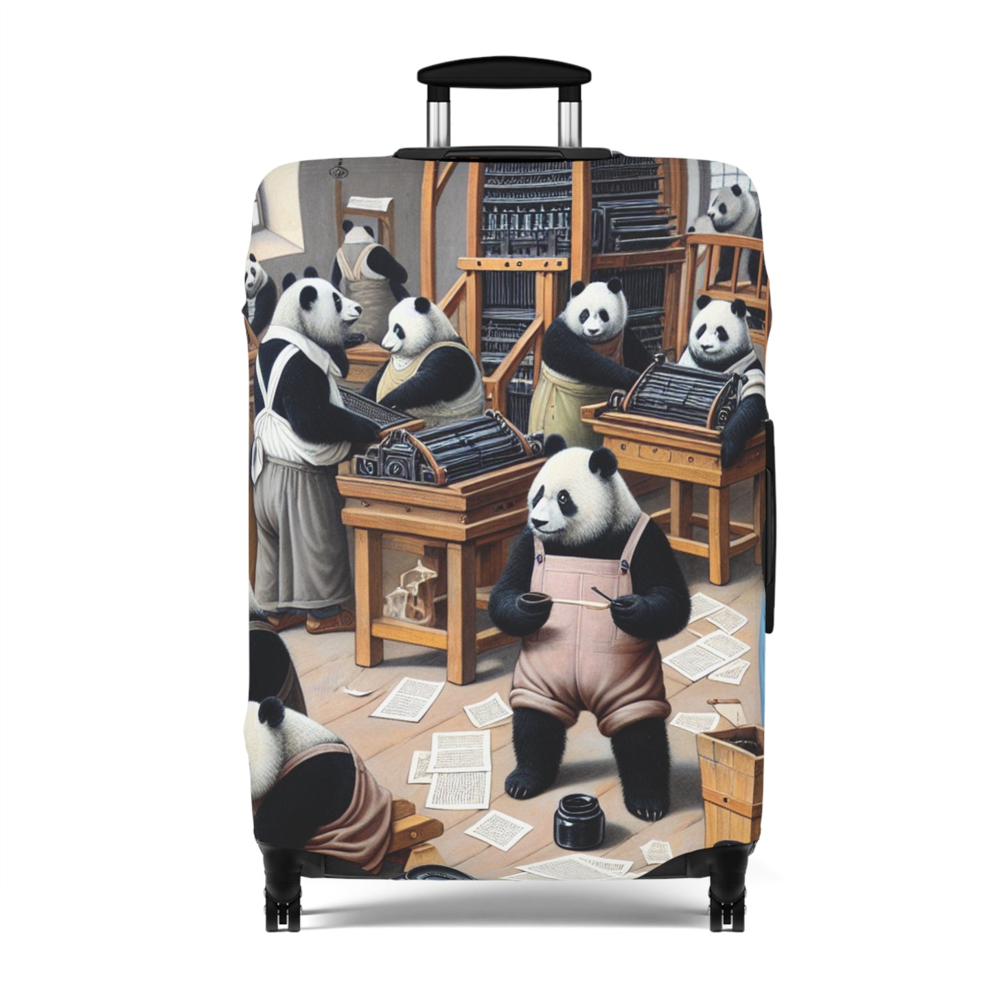 Printing Pandamonium Luggage Cover