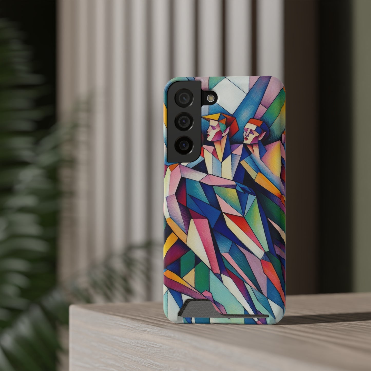 Picasso's Pixies Phone Case with Card Holder - GALAXY