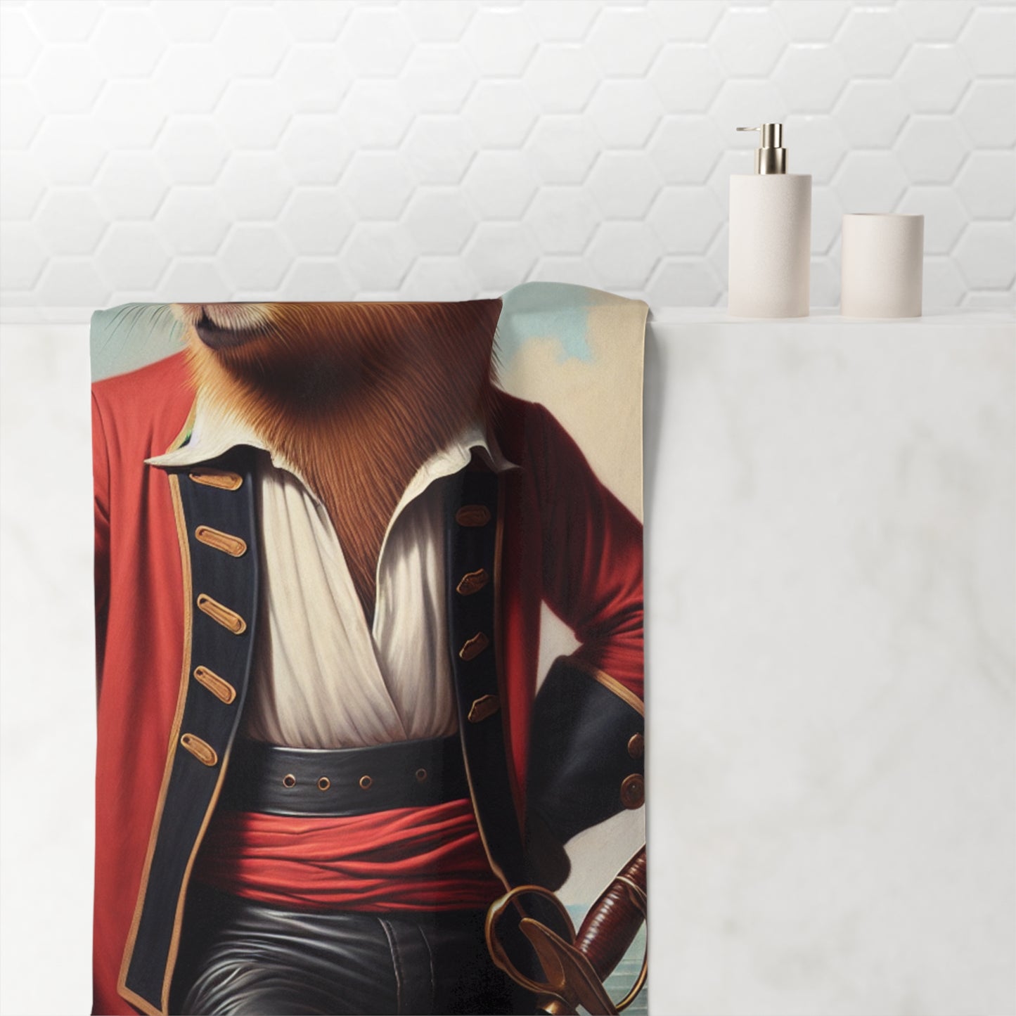 Captain Capybara Towel