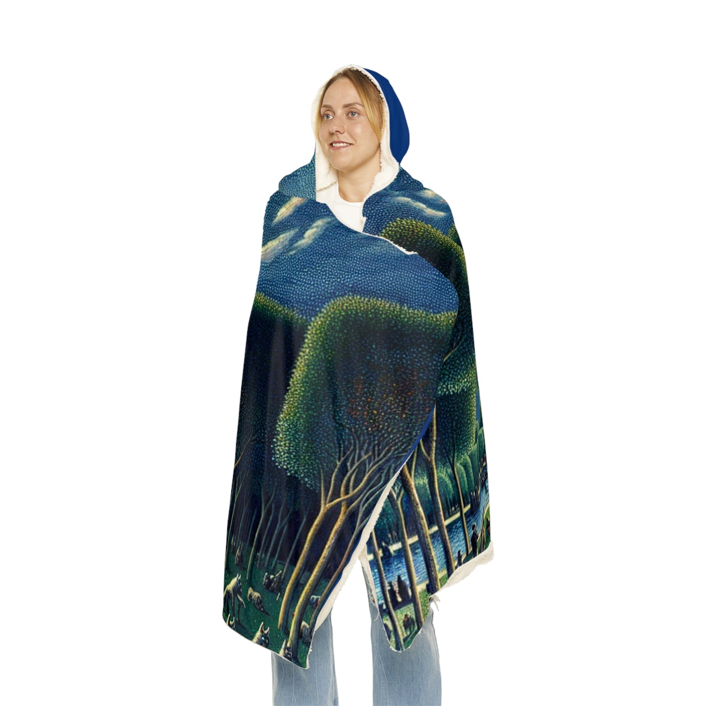 Werewolves at the Waterfront Snuggle Blanket