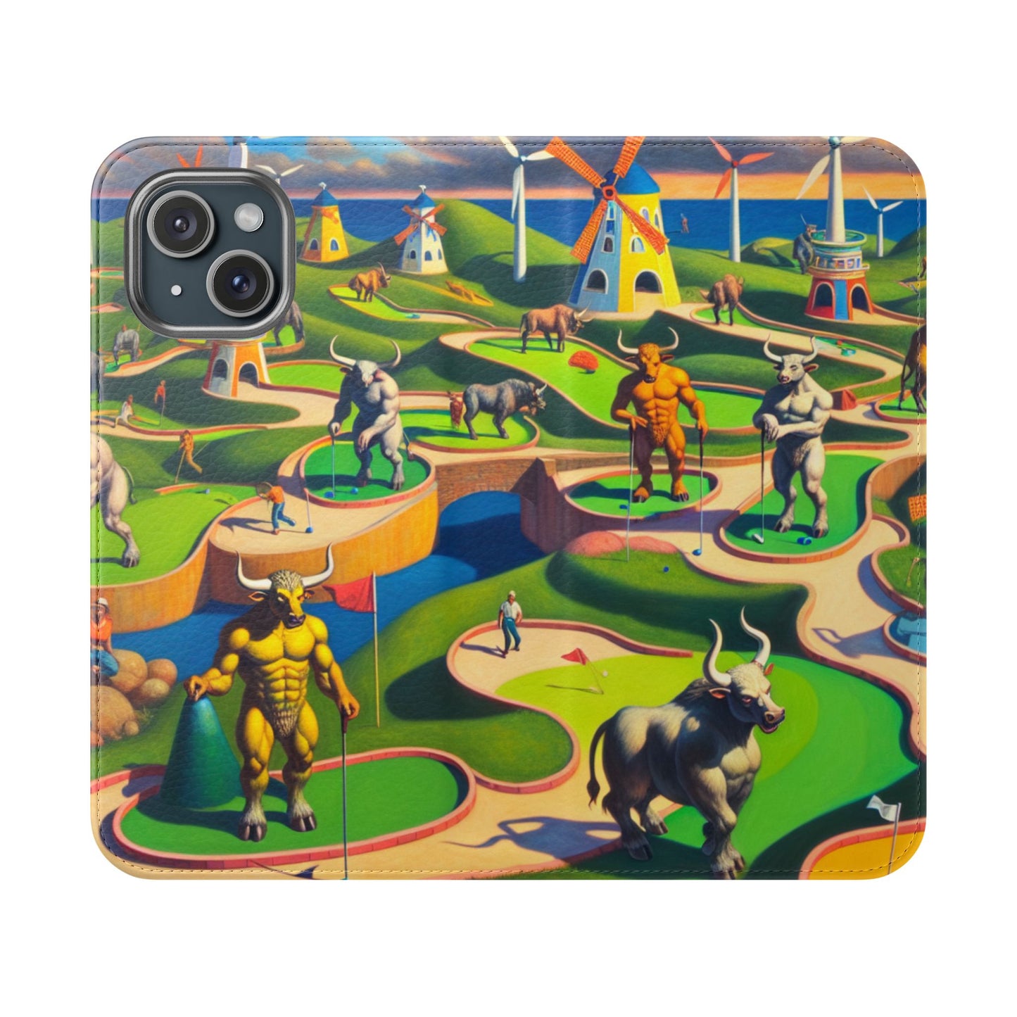 Mini-taur Golf Flip Case - iPhone/Galaxy