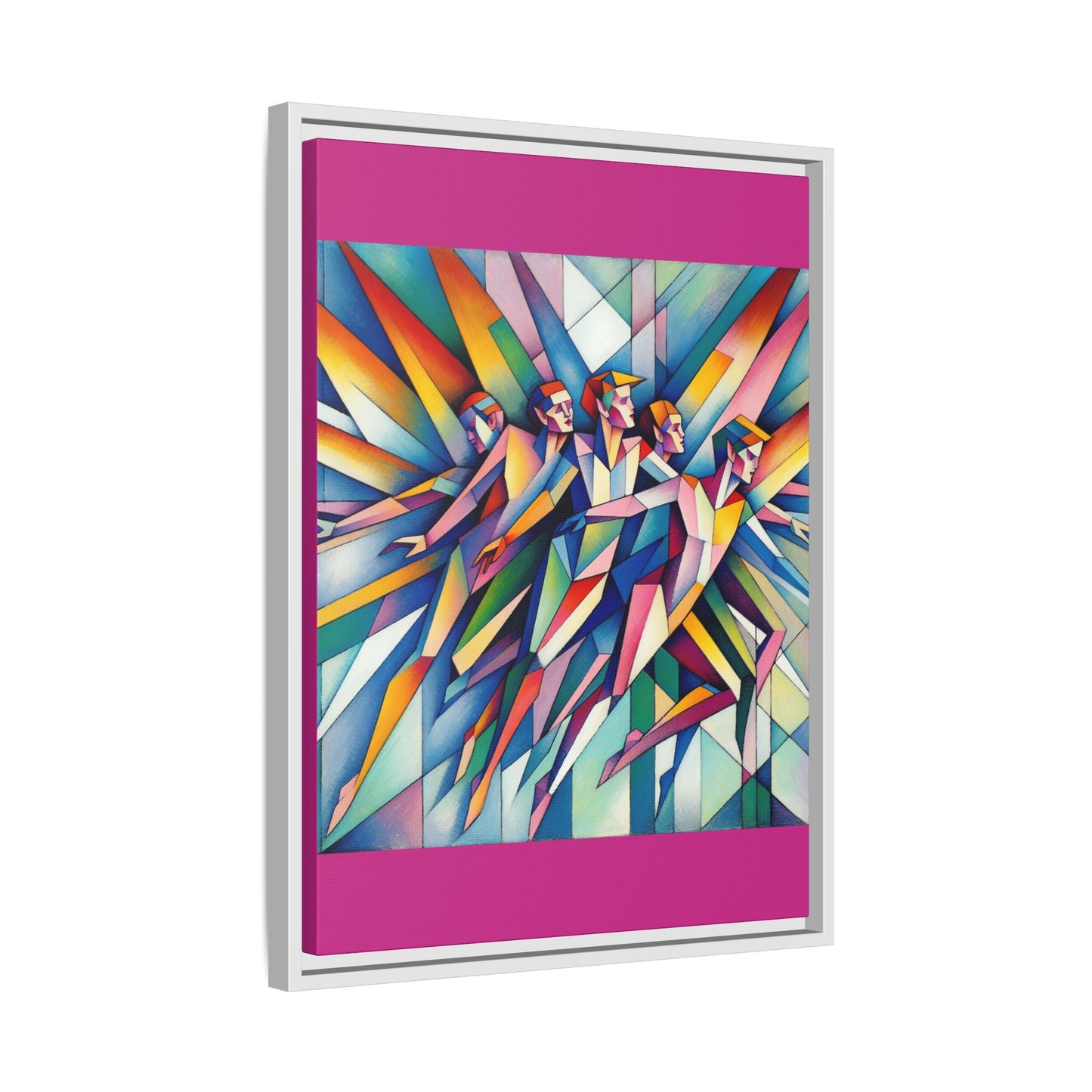 Picasso's Pixies Canvas, Framed (Multi-color)