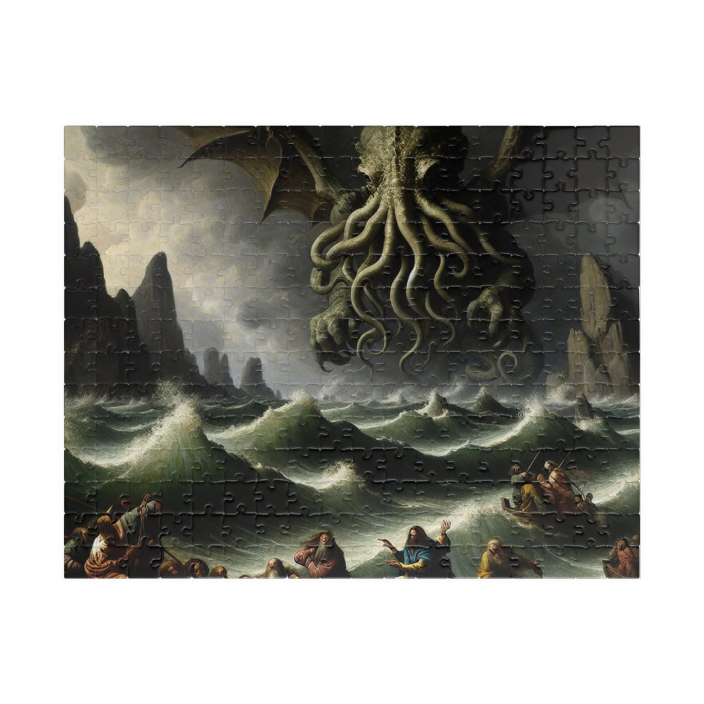 Cthulhu in the Storm Puzzle (110, 252, 520, 1014-piece)