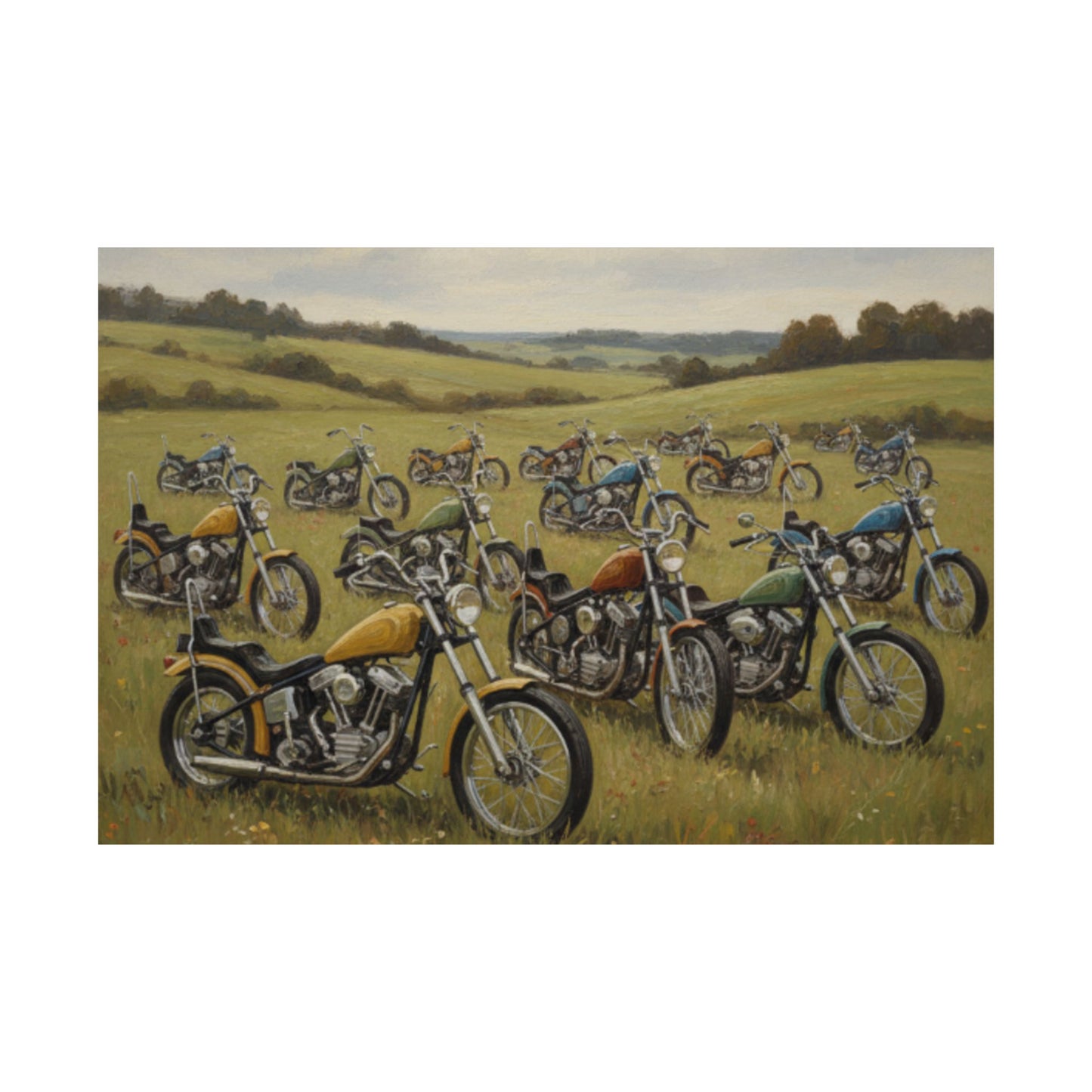 Wild Motorcycles Print
