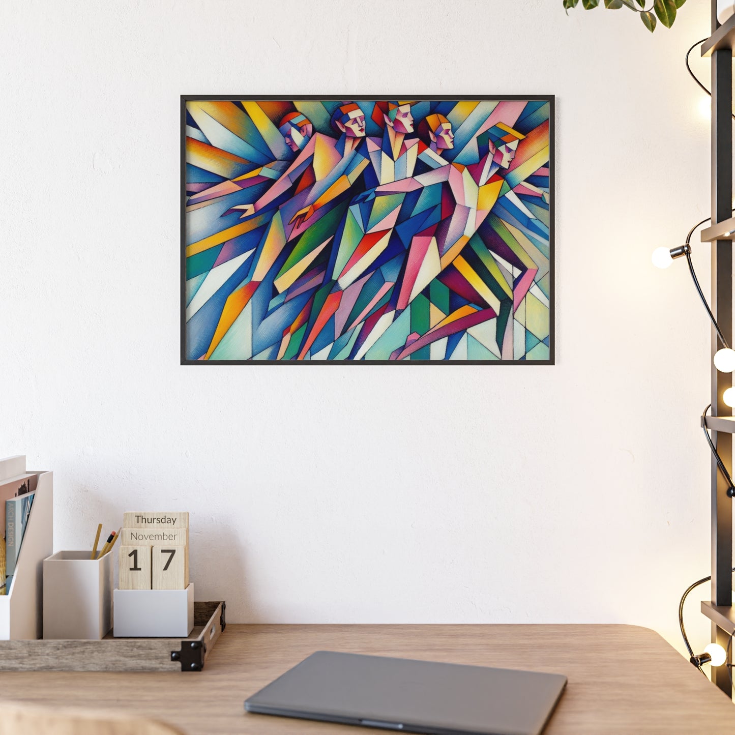 Framed Picasso's Pixies Poster