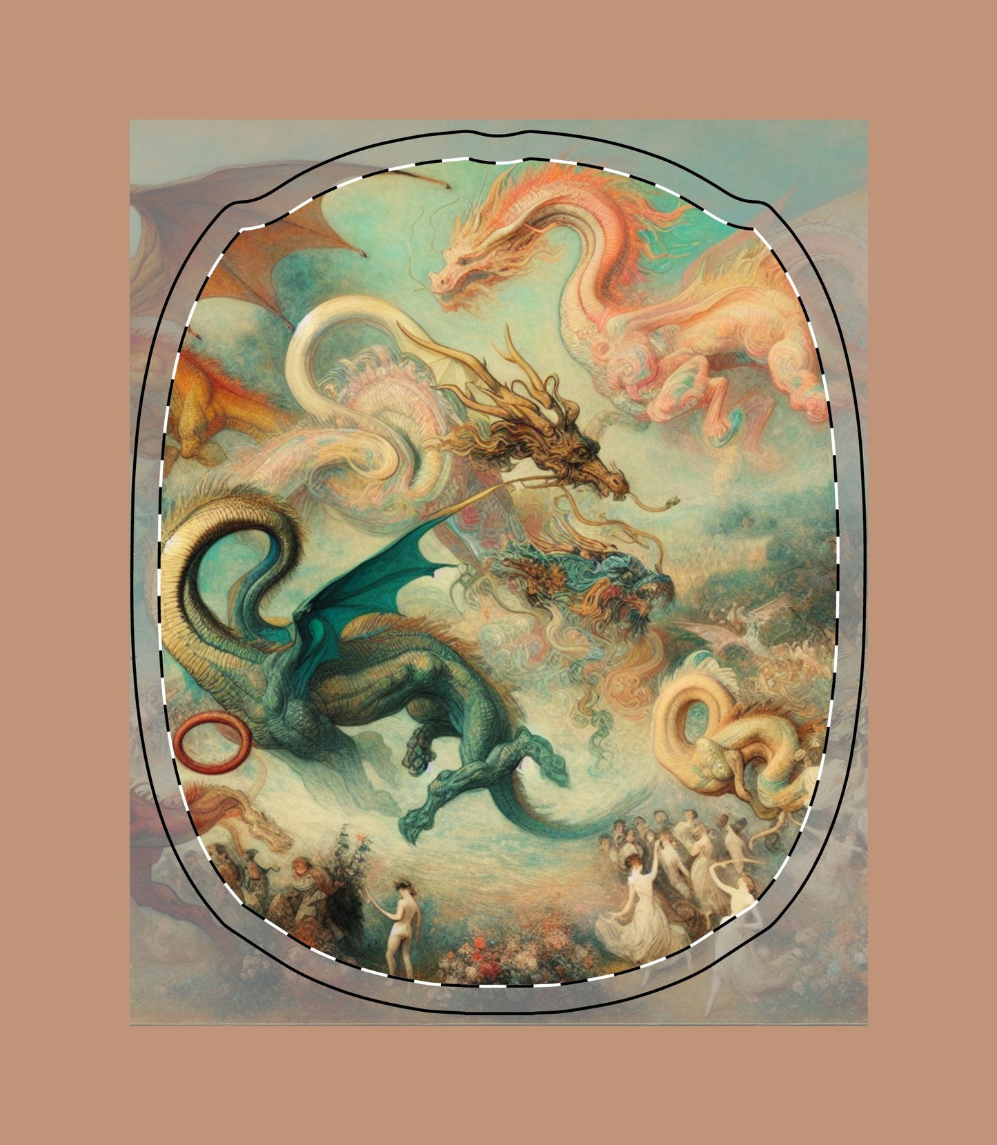 Degas Dreams of Dragons AirPod Max Case