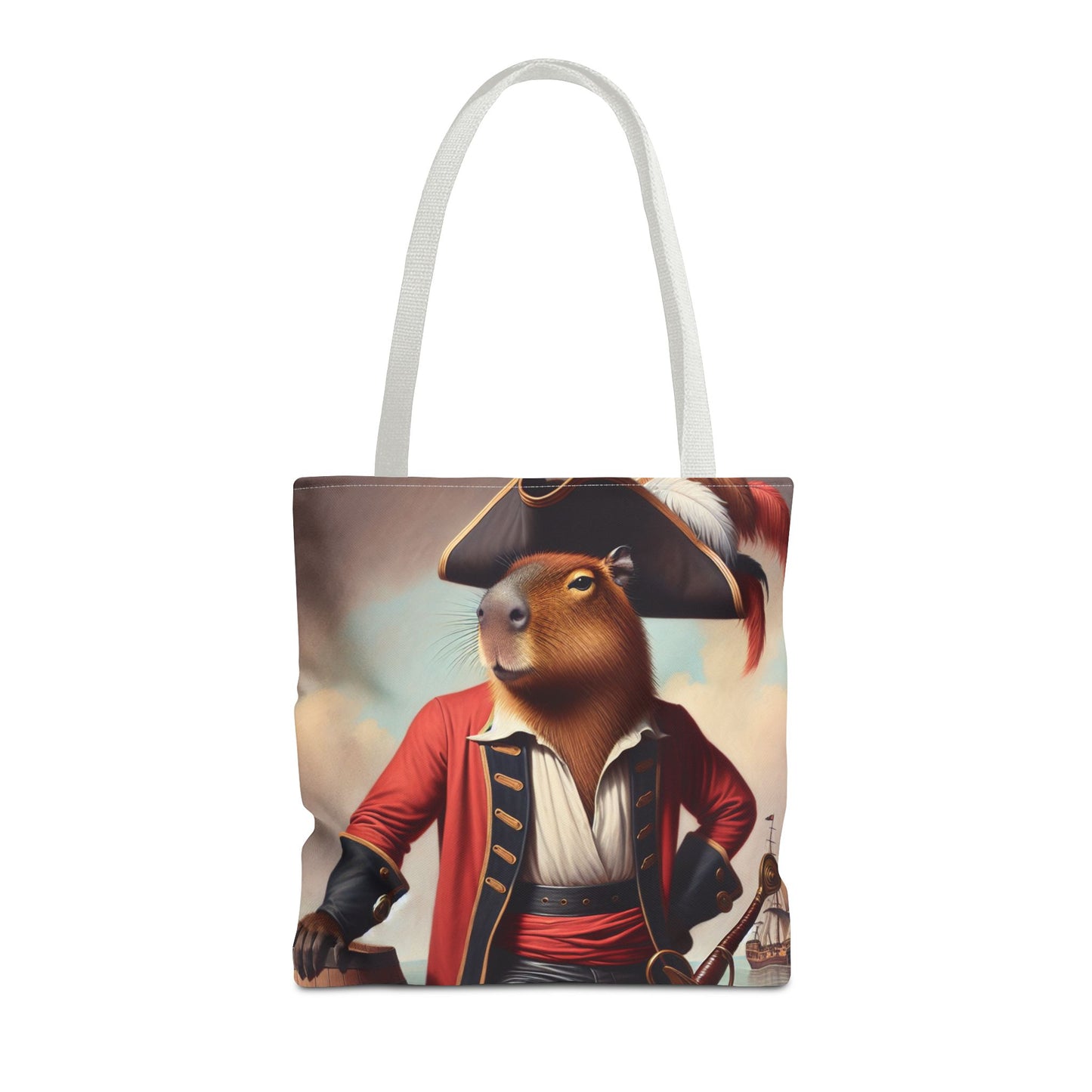 Captain Capybara Tote Bag