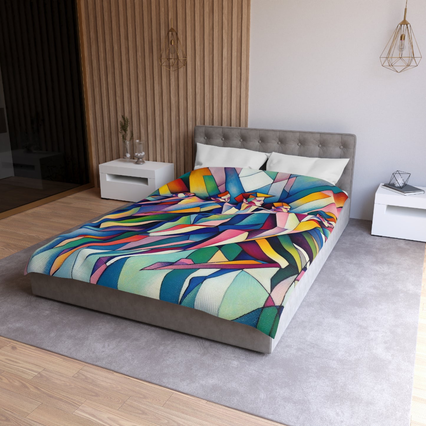 Picasso's Pixies Microfiber Duvet Cover