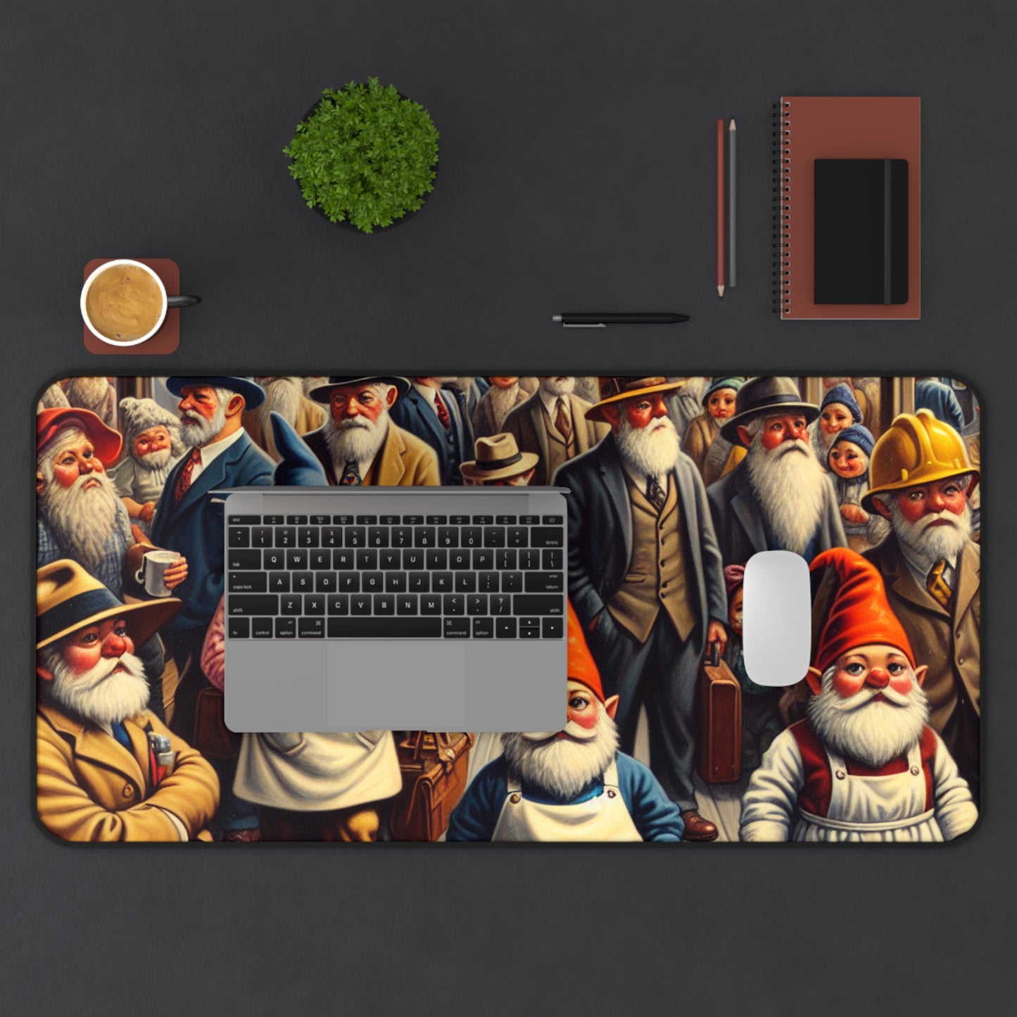 The Gnome-mute Home Desk Mat