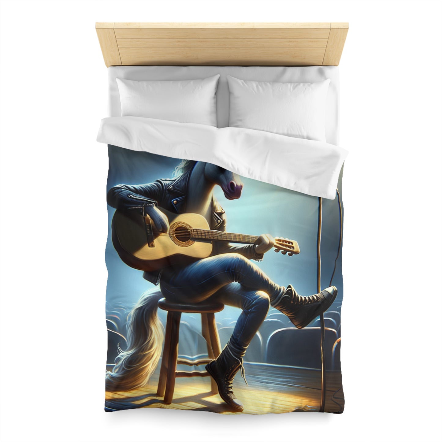 Unicorn Unplugged Microfiber Duvet Cover