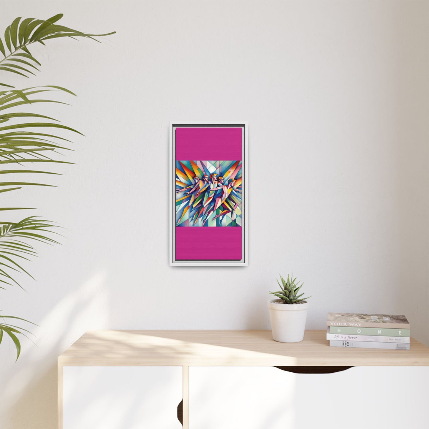 Picasso's Pixies Canvas, Framed (Multi-color)