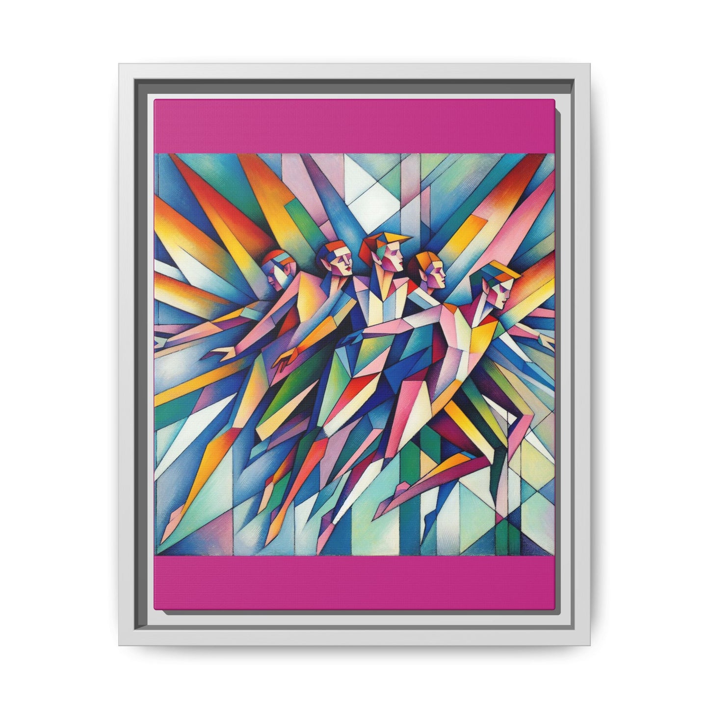 Picasso's Pixies Canvas, Framed (Multi-color)