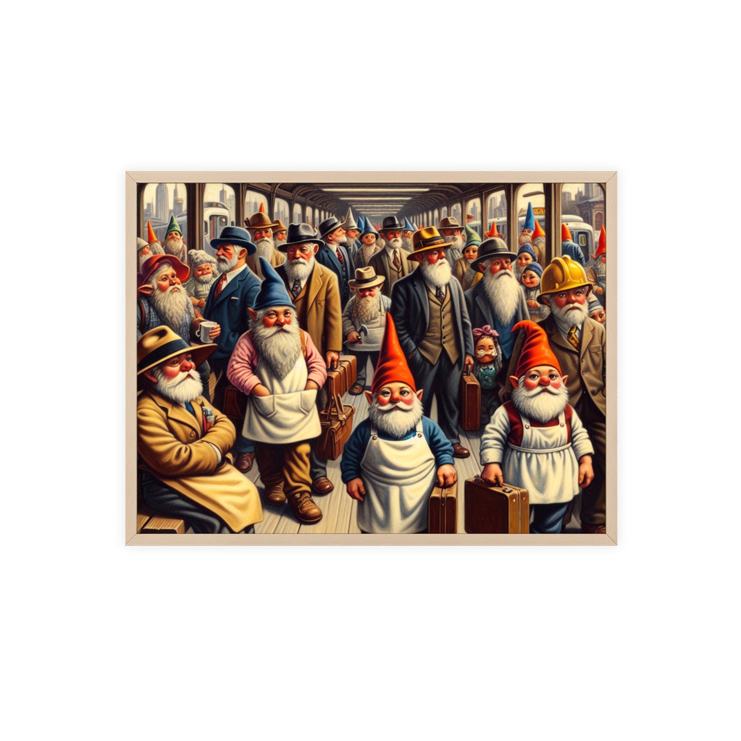 Framed The Gnome-mute Home Poster