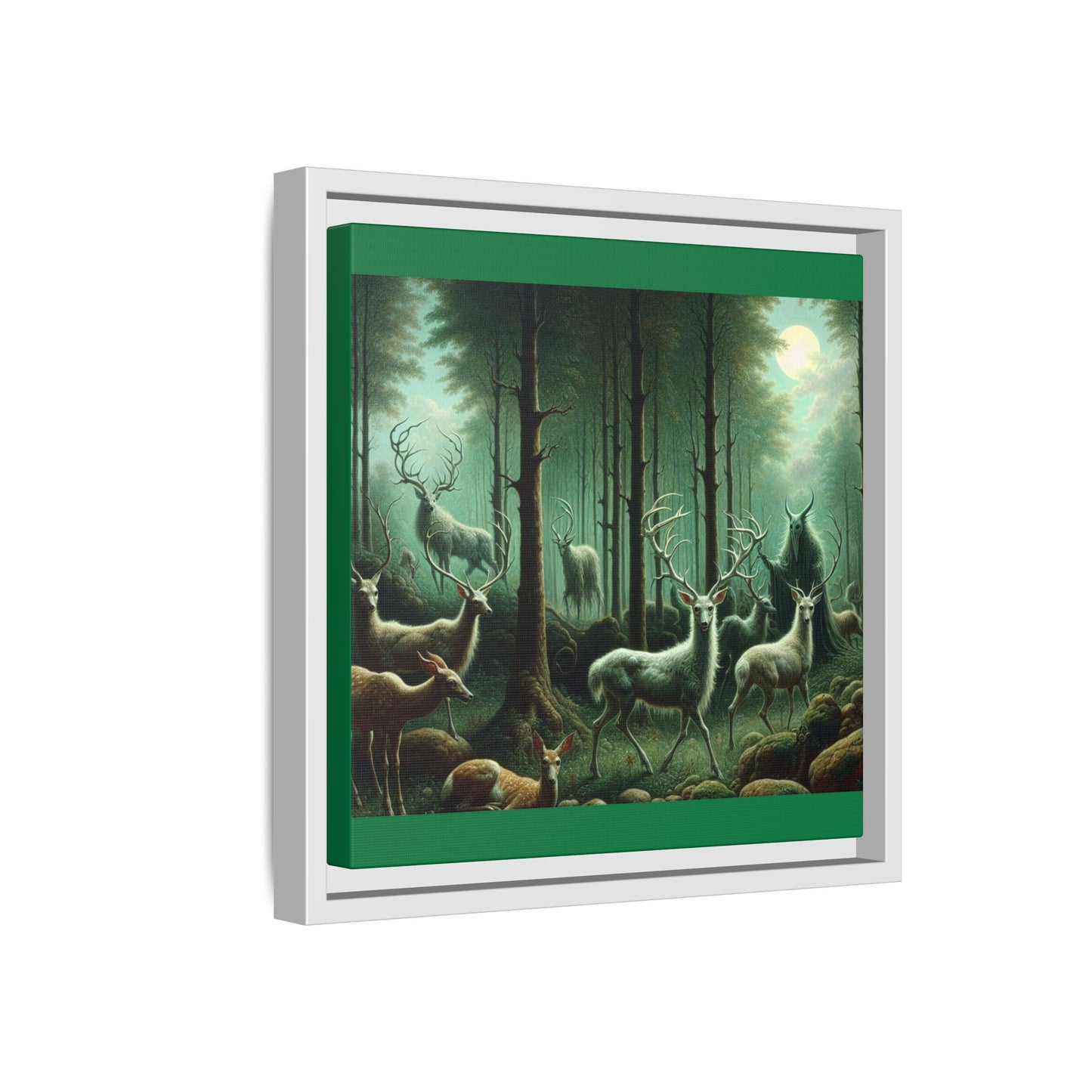 Wendigo Shepherd Canvas, Framed (Multi-color)