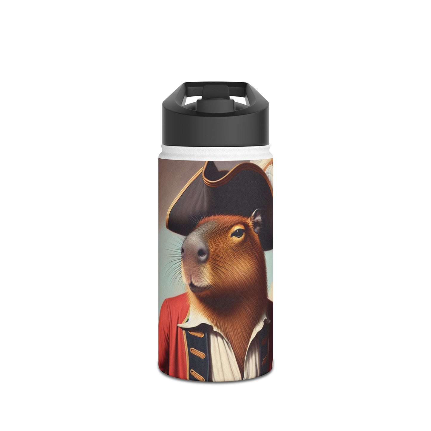 Captain Capybara Stainless Steel Water Bottle