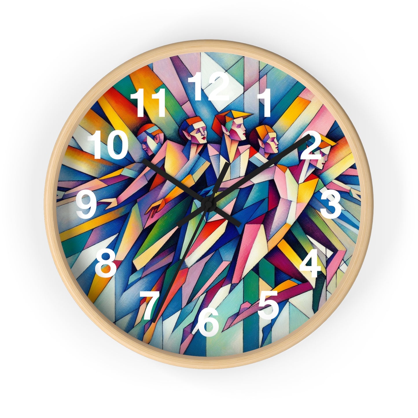 Picasso's Pixies Wall Clock