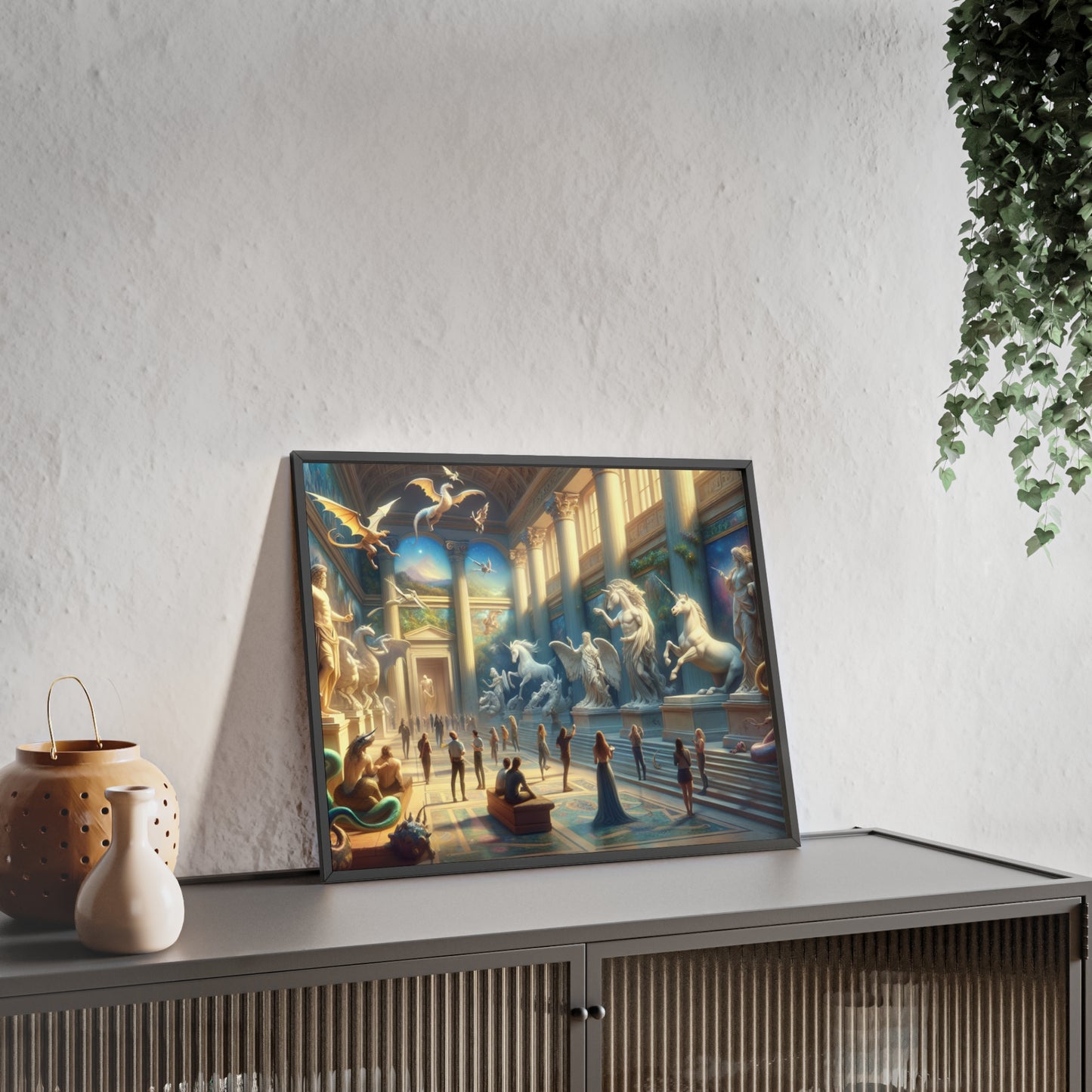 Framed Atlantis Atrium Poster