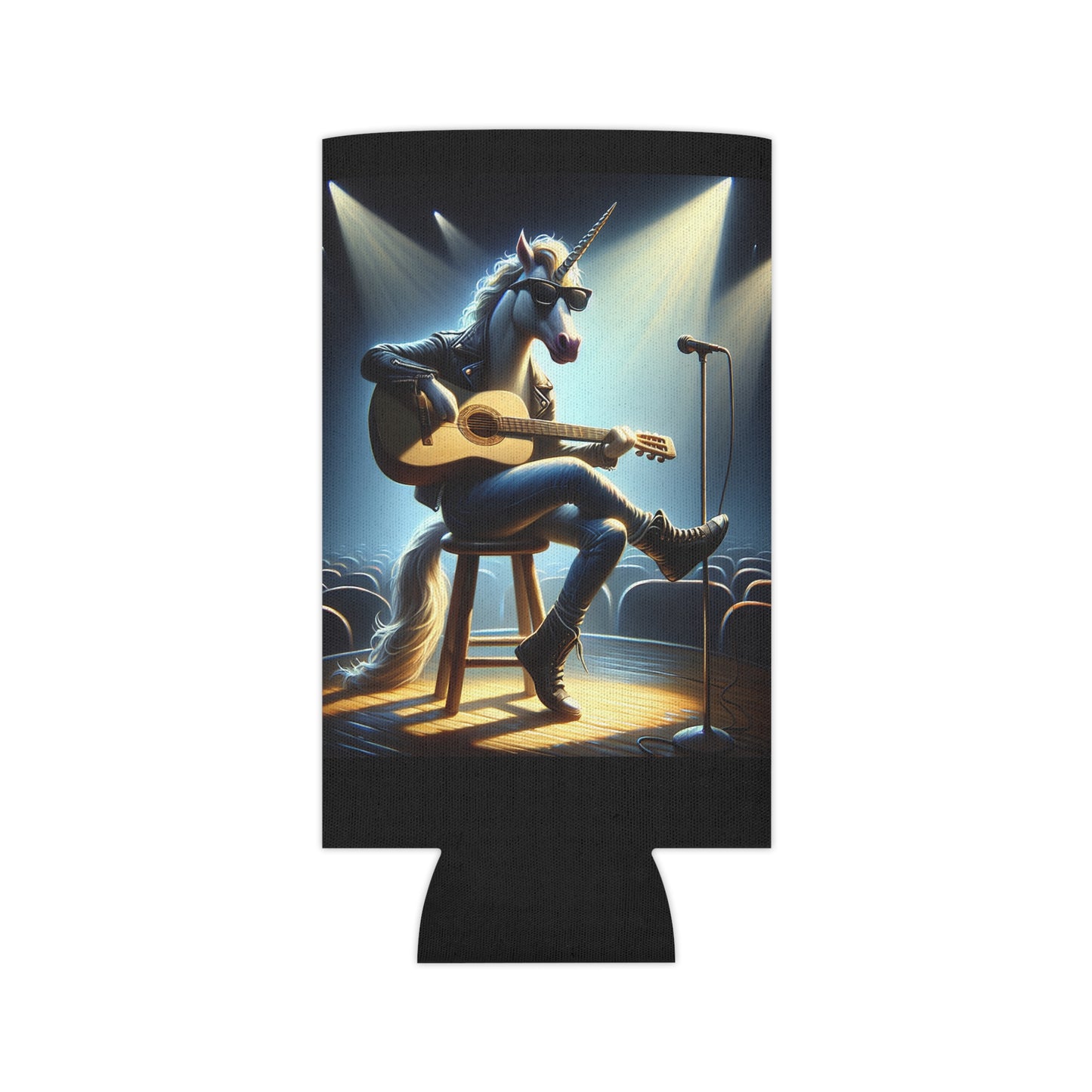 Unicorn Unplugged Can Cooler