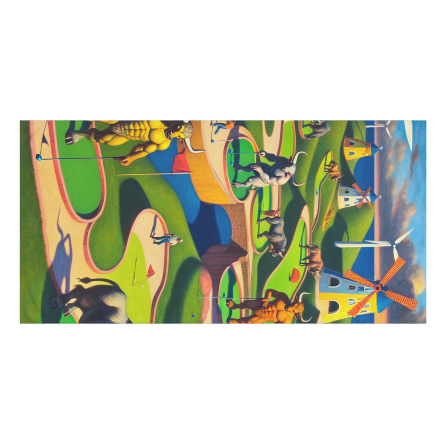 Mini-taur Golf Towel