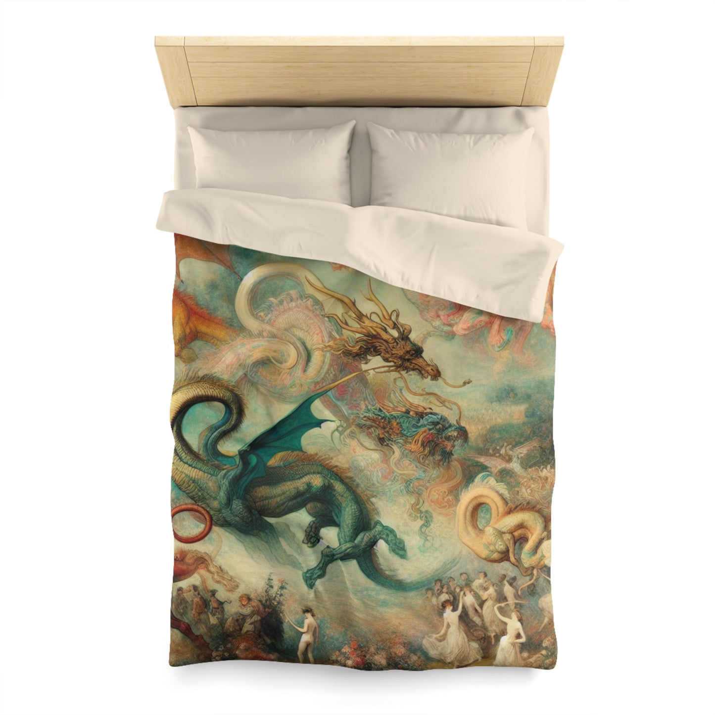 Degas Dreams of Dragons Microfiber Duvet Cover