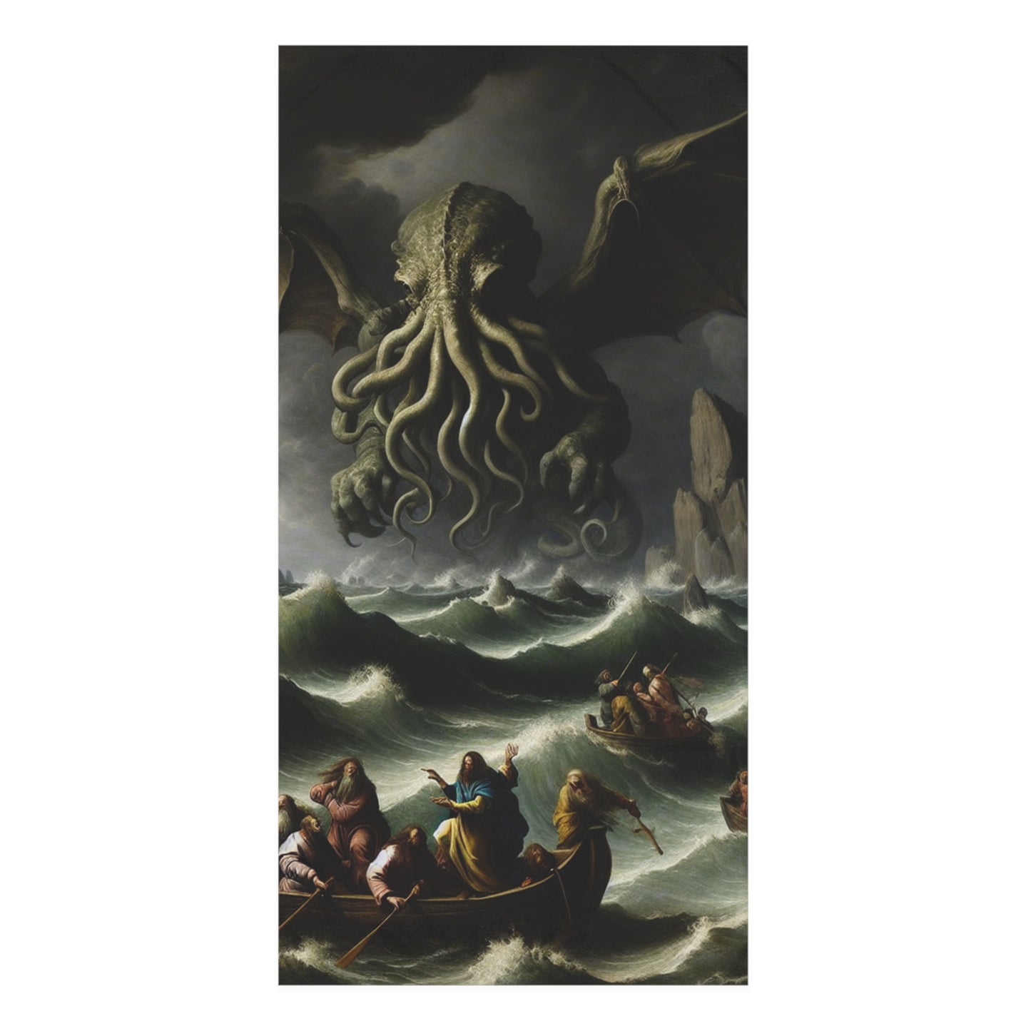 Cthulhu in the Storm Towel