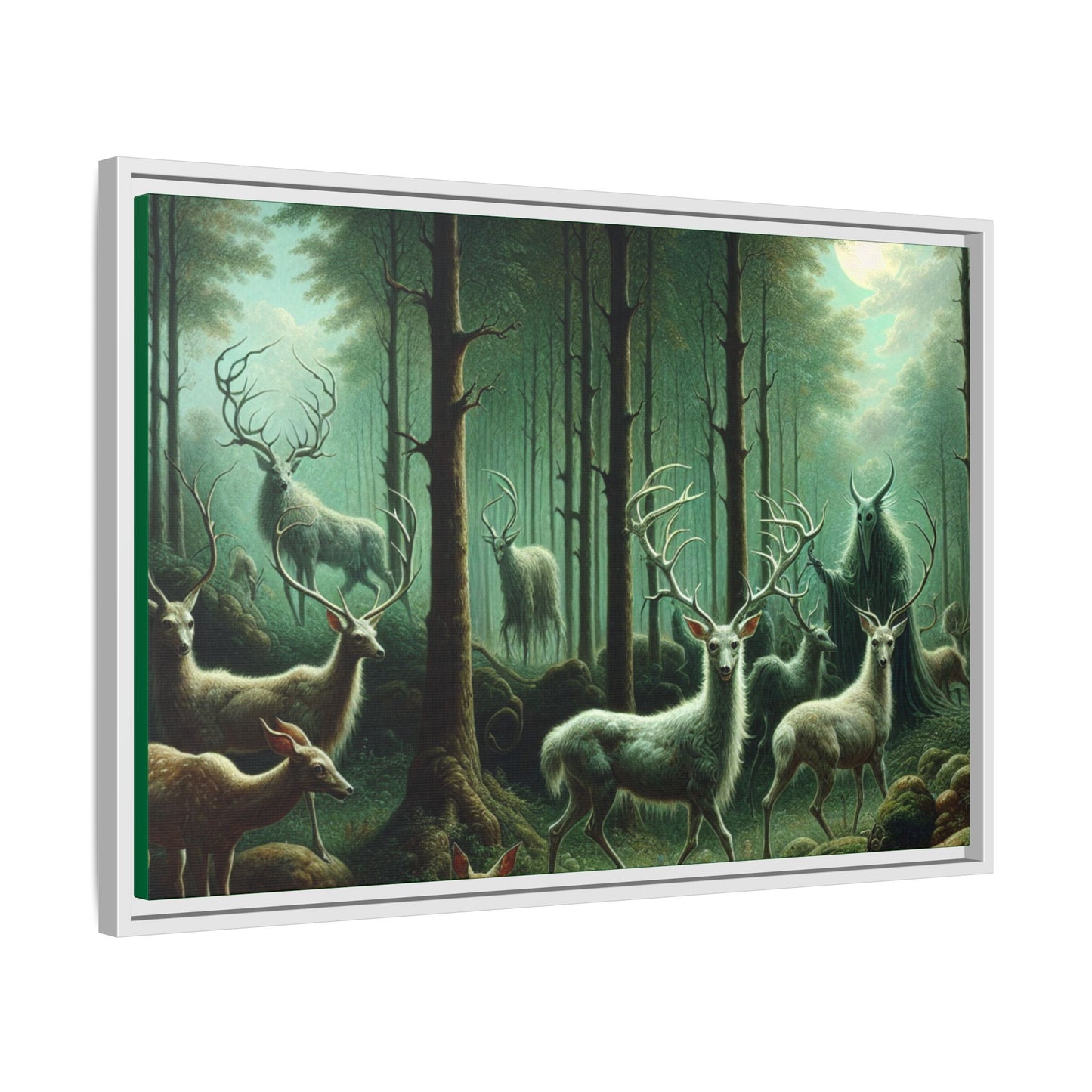 Wendigo Shepherd Canvas, Framed (Multi-color)