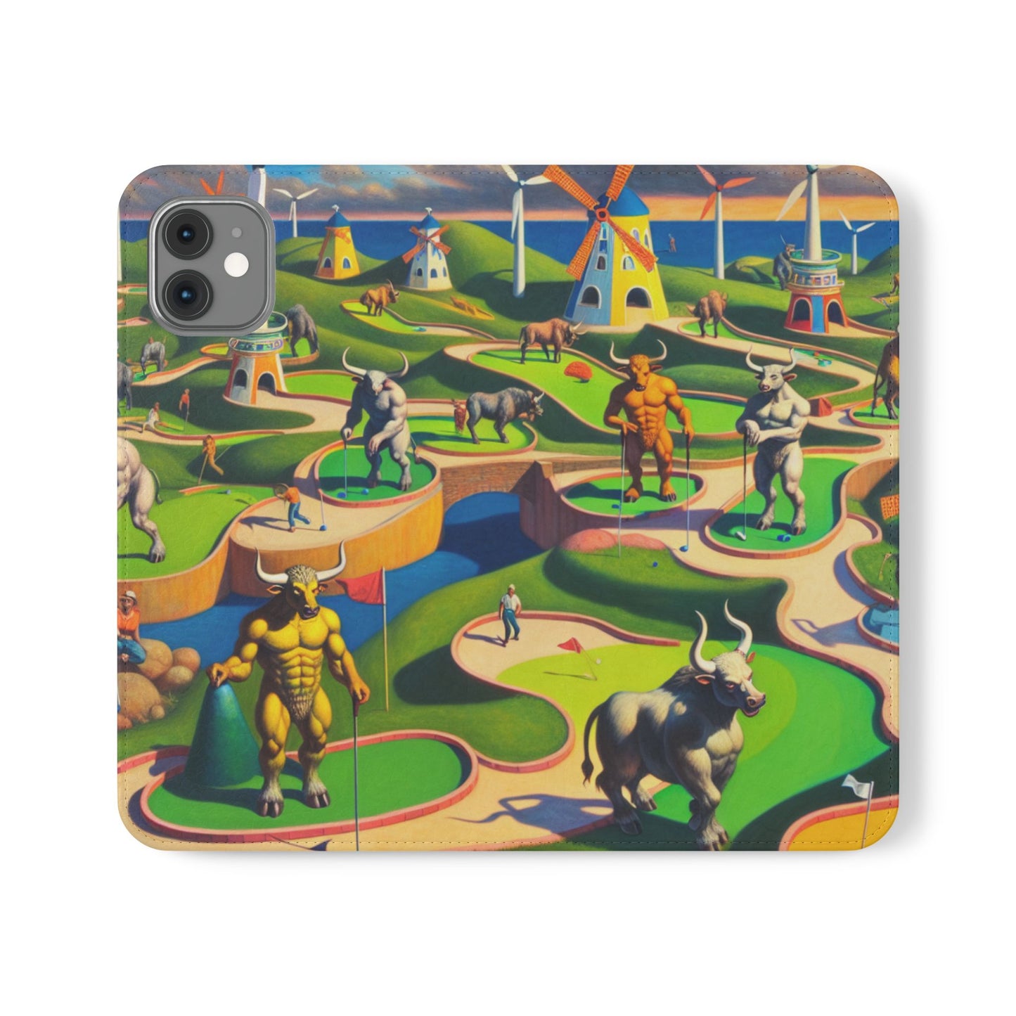 Mini-taur Golf Flip Case - iPhone/Galaxy