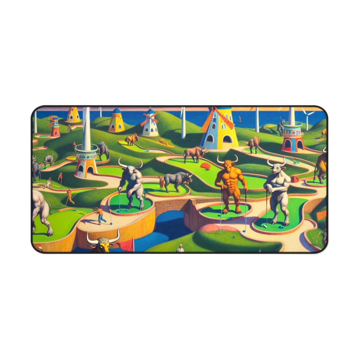 Mini-taur Golf Desk Mat