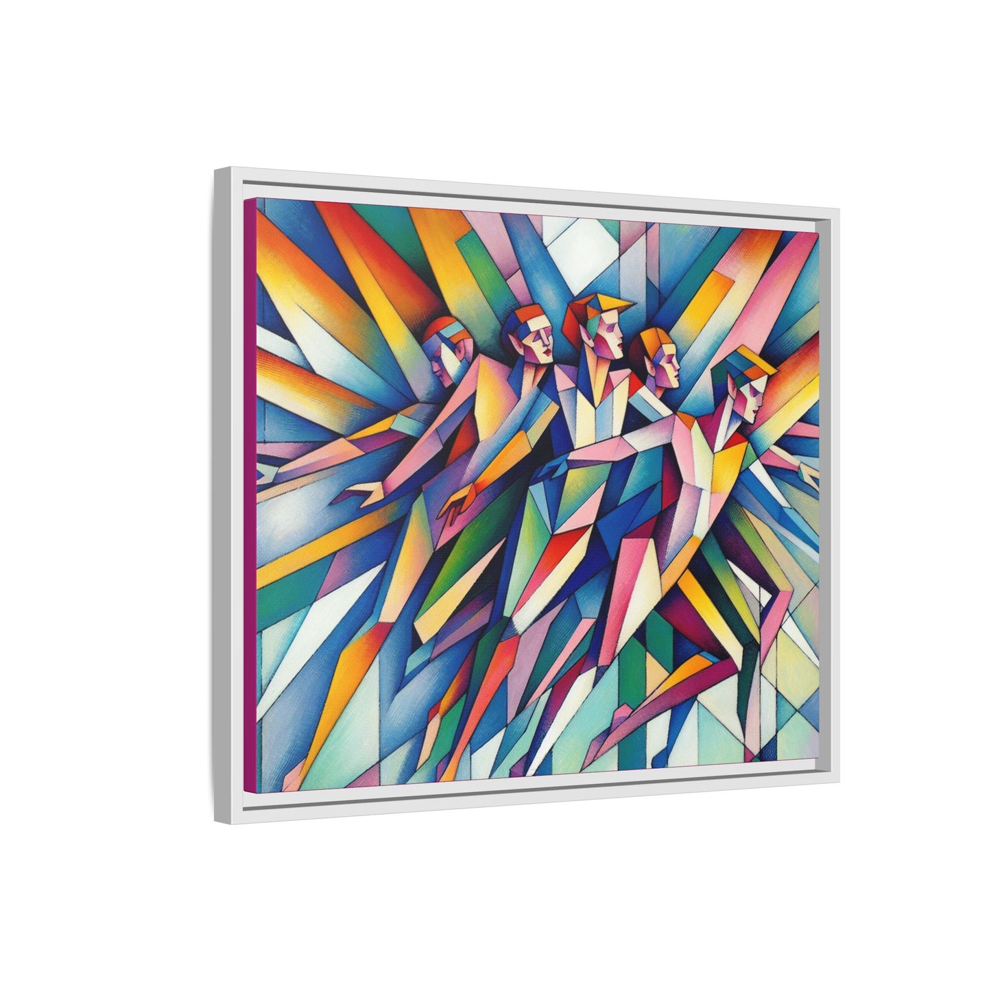 Picasso's Pixies Canvas, Framed (Multi-color)