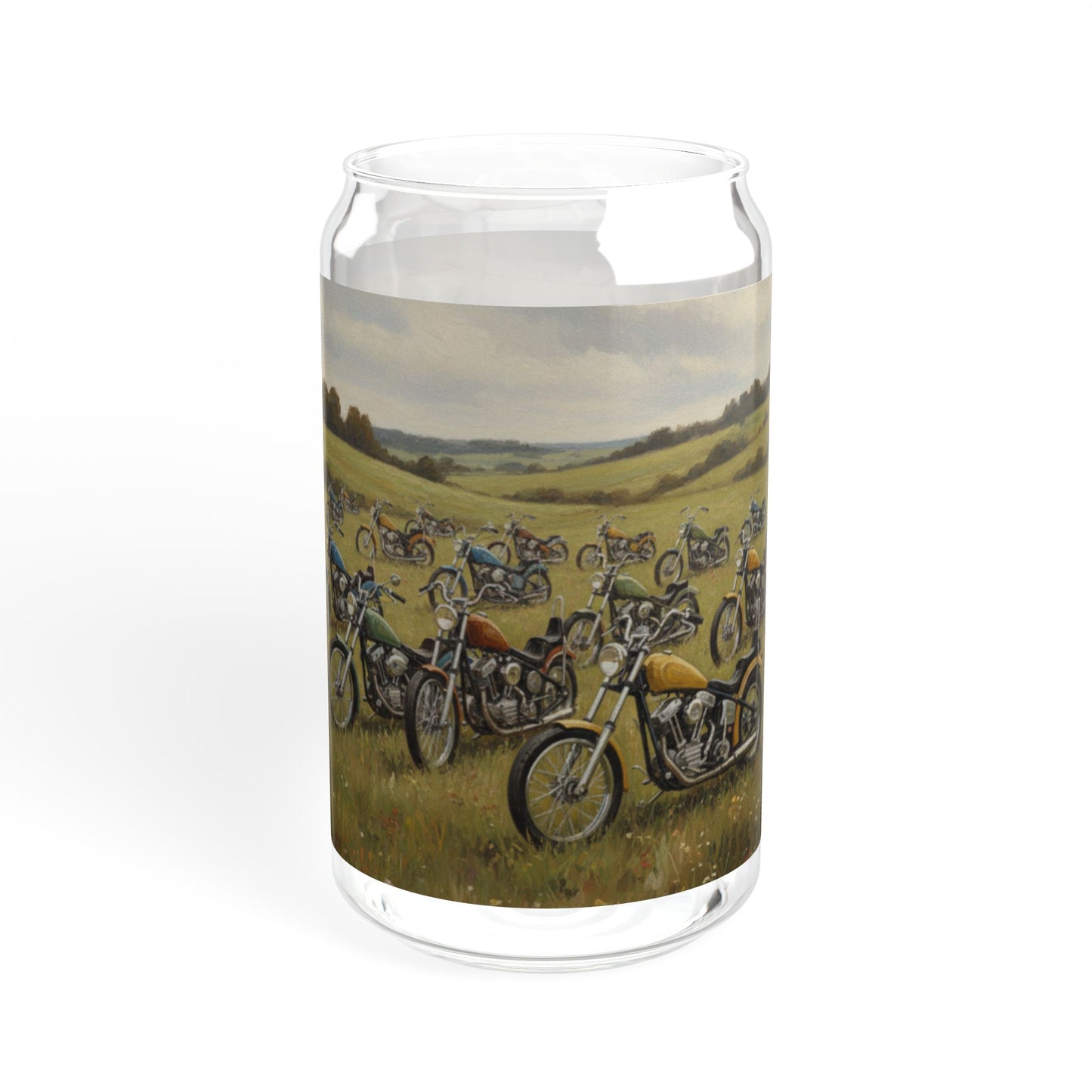 Wild Motorcycles Sipper Glass