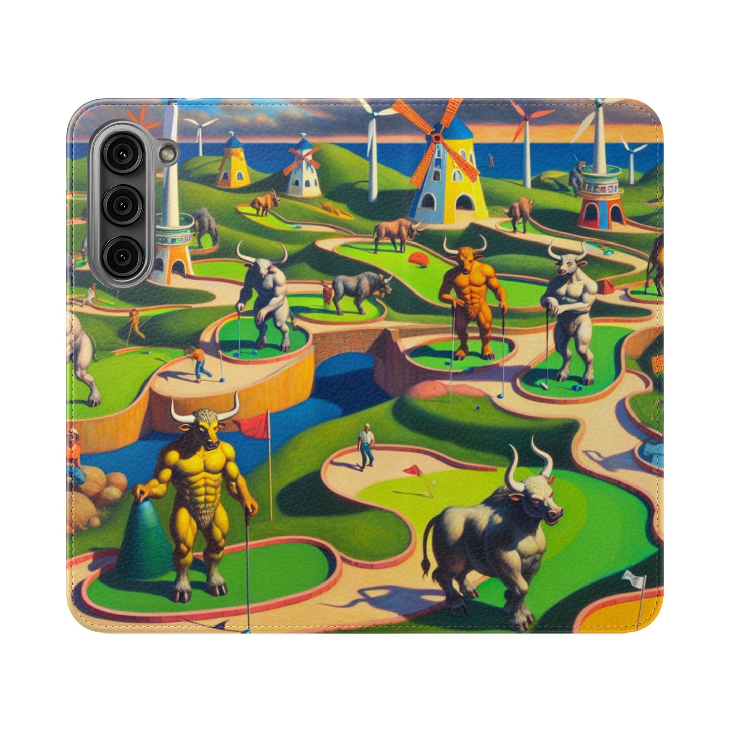 Mini-taur Golf Flip Case - iPhone/Galaxy