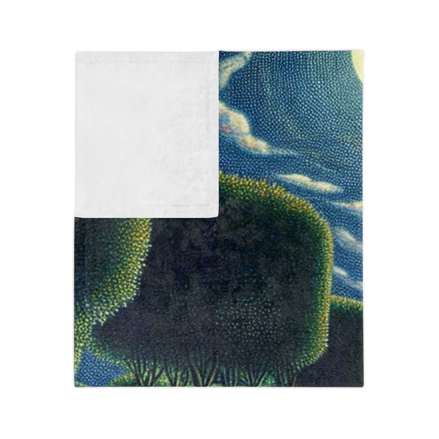 Werewolves at the Waterfront Velveteen Microfiber Blanket