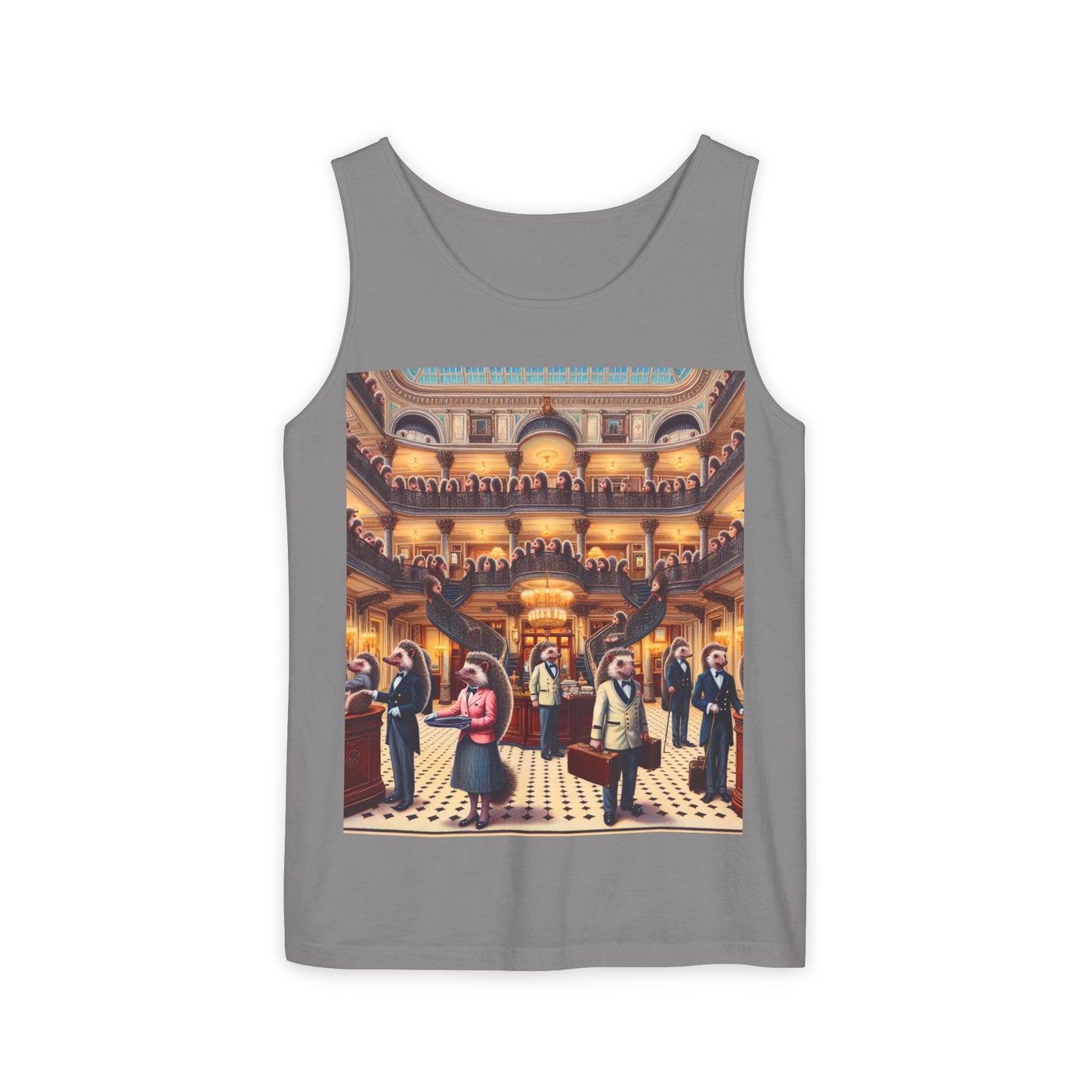 Hedgehog Hotel Unisex Tank Top