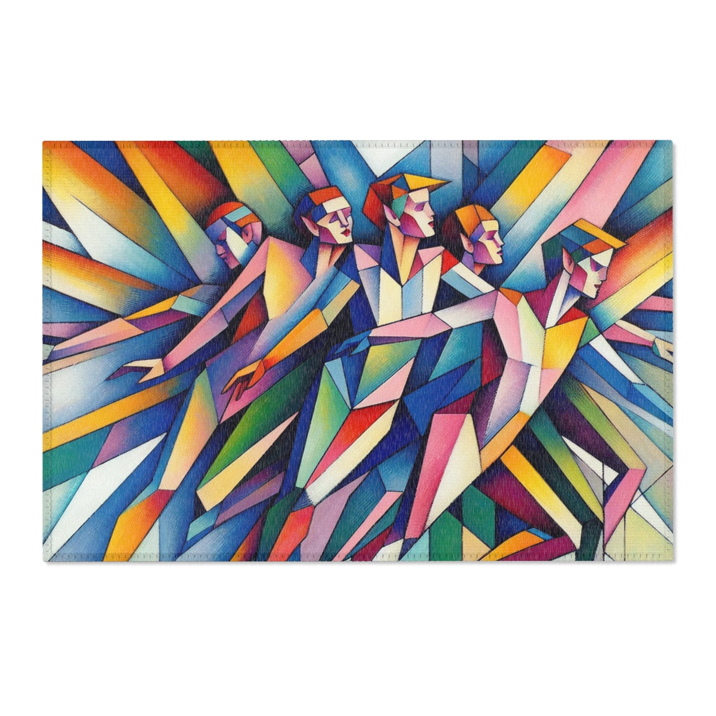 Picasso's Pixies Area Rug - HORIZONTAL