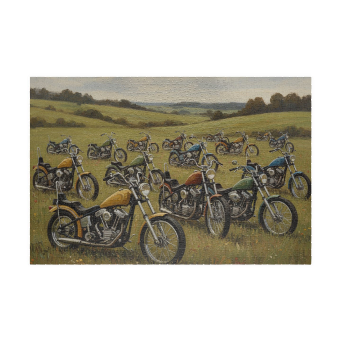 Wild Motorcycles Puzzle (110, 252, 520, 1014-piece)